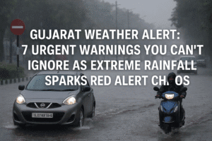 Gujarat Weather Alert: 7 Urgent Warnings You Can’t Ignore as Extreme Rainfall Sparks Red Alert Chaos
