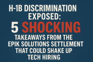 H-1B Discrimination Exposed: 5 Shocking Takeaways from the Epik Solutions Settlement That Could Shake Up Tech Hiring