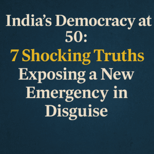 India’s Democracy at 50: 7 Shocking Truths Exposing a New Emergency in Disguise