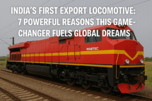 India’s First Export Locomotive: 7 Powerful Reasons This Game-Changer Fuels Global Dreams