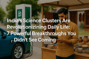 India's Science Clusters Are Revolutionizing Daily Life: 7 Powerful Breakthroughs You Didn't See Coming 1 India's Science Clusters Are Revolutionizing Daily Life: 7 Powerful Breakthroughs You Didn't See Coming