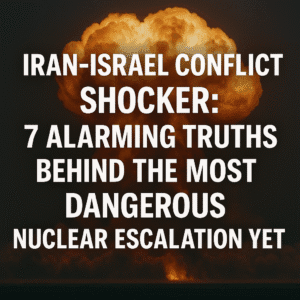 Iran-Israel Conflict Shocker: 7 Alarming Truths Behind the Most Dangerous Nuclear Escalation Yet