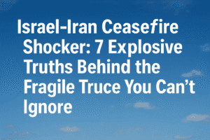Israel-Iran Ceasefire Shocker: 7 Explosive Truths Behind the Fragile Truce You Can’t Ignore
