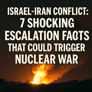 Israel-Iran Conflict: 7 Shocking Escalation Facts That Could Trigger Nuclear War