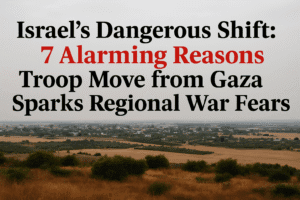 Israel’s Dangerous Shift: 7 Alarming Reasons Troop Move from Gaza Sparks Regional War Fears 1 Israel’s Dangerous Shift: 7 Alarming Reasons Troop Move from Gaza Sparks Regional War Fears