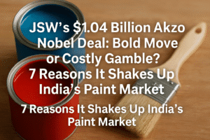JSW's $1.04 Billion Akzo Nobel Deal: Bold Move or Costly Gamble? 7 Reasons It Shakes Up India’s Paint Market