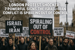 London Protest Shocker: 7 Powerful Signs the Israel-Iran Conflict Is Spiraling Out of Control