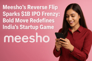 Meesho's Reverse Flip Sparks $1B IPO Frenzy: Bold Move Redefines India’s Startup Game
