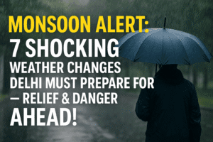 Monsoon Alert: 7 Shocking Weather Changes Delhi Must Prepare For – Relief & Danger Ahead!