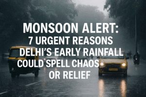 Monsoon Alert: 7 Urgent Reasons Delhi's Early Rainfall Could Spell Chaos or Relief