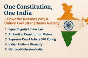 One Constitution, One India: 5 Powerful Reasons Why a Unified Law Strengthens Diversity 1 One Constitution, One India: 5 Powerful Reasons Why a Unified Law Strengthens Diversity