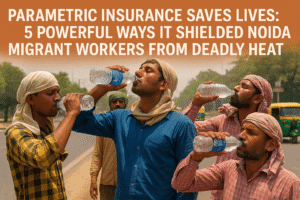 Parametric Insurance Saves Lives: 5 Powerful Ways It Shielded Noida’s Migrant Workers from Deadly Heat 1 Parametric Insurance Saves Lives: 5 Powerful Ways It Shielded Noida’s Migrant Workers from Deadly Heat