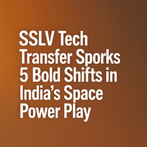 SSLV Tech Transfer Sparks 5 Bold Shifts in India’s Space Power Play