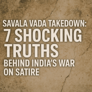Savala Vada Takedown: 7 Shocking Truths Behind India’s War on Satire