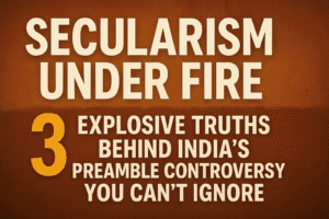 Secularism Under Fire: 3 Explosive Truths Behind India's Preamble Controversy You Can't Ignore
