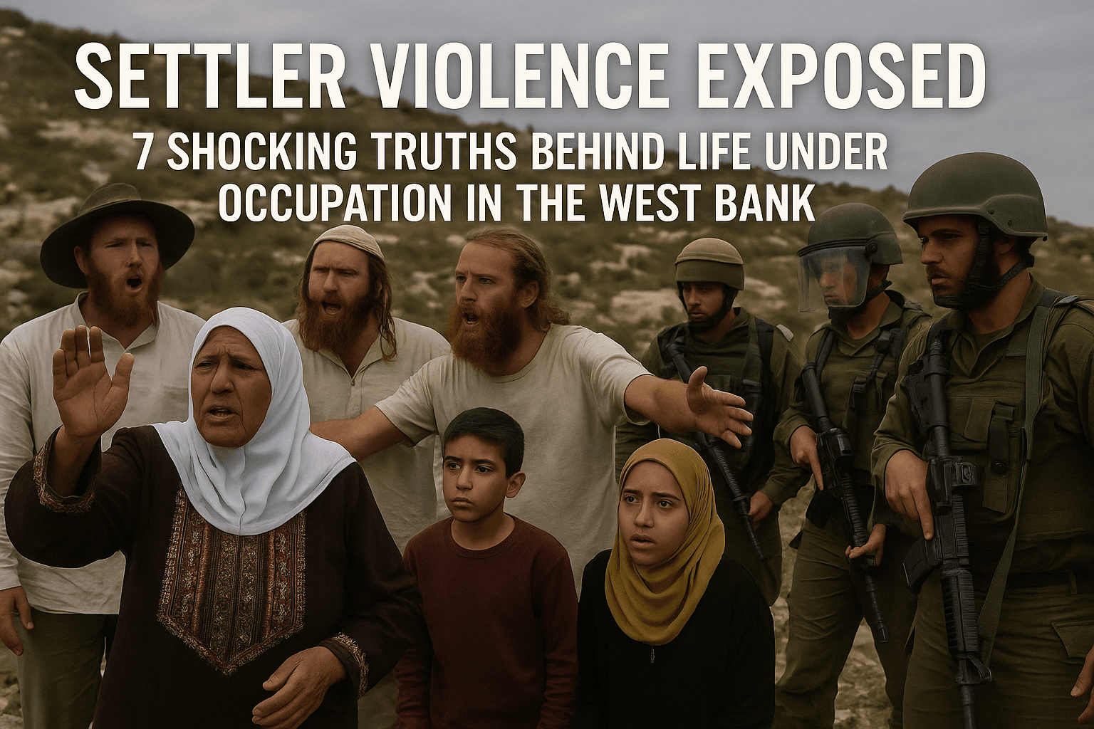 Settler Violence Exposed: 7 Shocking Truths Behind Life Under ...