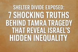 Shelter Divide Exposed: 7 Shocking Truths Behind Tamra Tragedy That Reveal Israel’s Hidden Inequality 1 Shelter Divide Exposed: 7 Shocking Truths Behind Tamra Tragedy That Reveal Israel’s Hidden Inequality