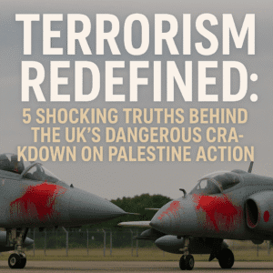 Terrorism Redefined: 5 Shocking Truths Behind the UK’s Dangerous Crackdown on Palestine Action