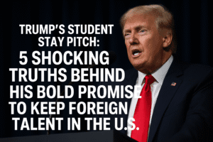 Trump's Student Stay Pitch: 5 Shocking Truths Behind His Bold Promise to Keep Foreign Talent in the U.S.