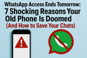 WhatsApp Access Ends Tomorrow: 7 Shocking Reasons Your Old Phone Is Doomed (And How to Save Your Chats)