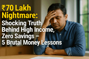 ₹70 Lakh Nightmare: Shocking Truth Behind High Income, Zero Savings – 5 Brutal Money Lessons
