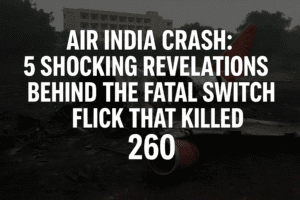 Air India Crash: 5 Shocking Revelations Behind the Fatal Switch Flick That Killed 260