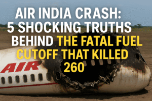 Air India Crash: 5 Shocking Truths Behind the Fatal Fuel Cutoff That Killed 260