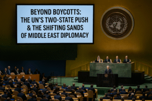 Beyond Boycotts: The UN's Two-State Push & the Shifting Sands of Middle East Diplomacy