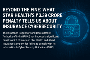 Beyond the Fine: What Star Health’s ₹3.39 Crore Penalty Tells Us About Insurance Cybersecurity