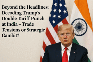 Beyond the Headlines: Decoding Trump's Double Tariff Punch at India – Trade Tensions or Strategic Gambit?