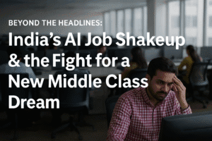 Beyond the Headlines: India's AI Job Shakeup & the Fight for a New Middle Class Dream