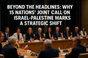 Beyond the Headlines: Why 15 Nations' Joint Call on Israel-Palestine Marks a Strategic Shift