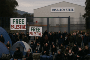 Beyond the Picket Line: The Moral Siege on an Australian Steel Mill Exposed to Conflict