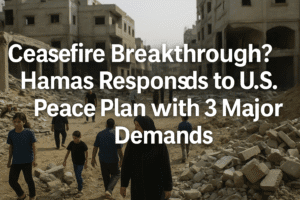 Ceasefire Breakthrough? Hamas Responds to U.S. Peace Plan with 3 Major Demands