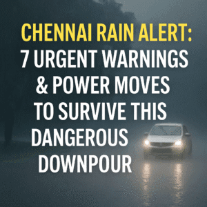 Chennai Rain Alert: 7 Urgent Warnings & Power Moves to Survive This Dangerous Downpour