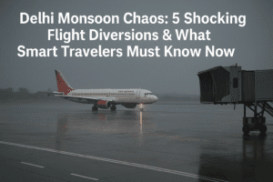 Delhi Monsoon Chaos: 5 Shocking Flight Diversions & What Smart Travelers Must Know Now