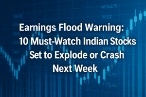 Earnings Flood Warning: 10 Must-Watch Indian Stocks Set to Explode or Crash Next Week