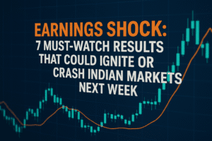 Earnings Shock: 7 Must-Watch Results That Could Ignite or Crash Indian Markets Next Week