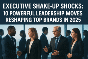 Executive Shake-Up Shocks: 10 Powerful Leadership Moves Reshaping Top Brands in 2025