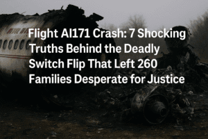 Flight AI171 Crash: 7 Shocking Truths Behind the Deadly Switch Flip That Left 260 Families Desperate for Justice