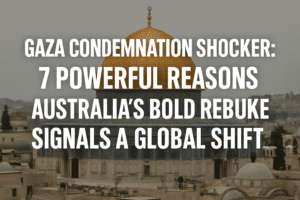 Gaza Condemnation Shocker: 7 Powerful Reasons Australia’s Bold Rebuke Signals a Global Shift