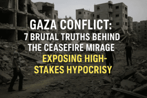 Gaza Conflict: 7 Brutal Truths Behind the Ceasefire Mirage Exposing High-Stakes Hypocrisy