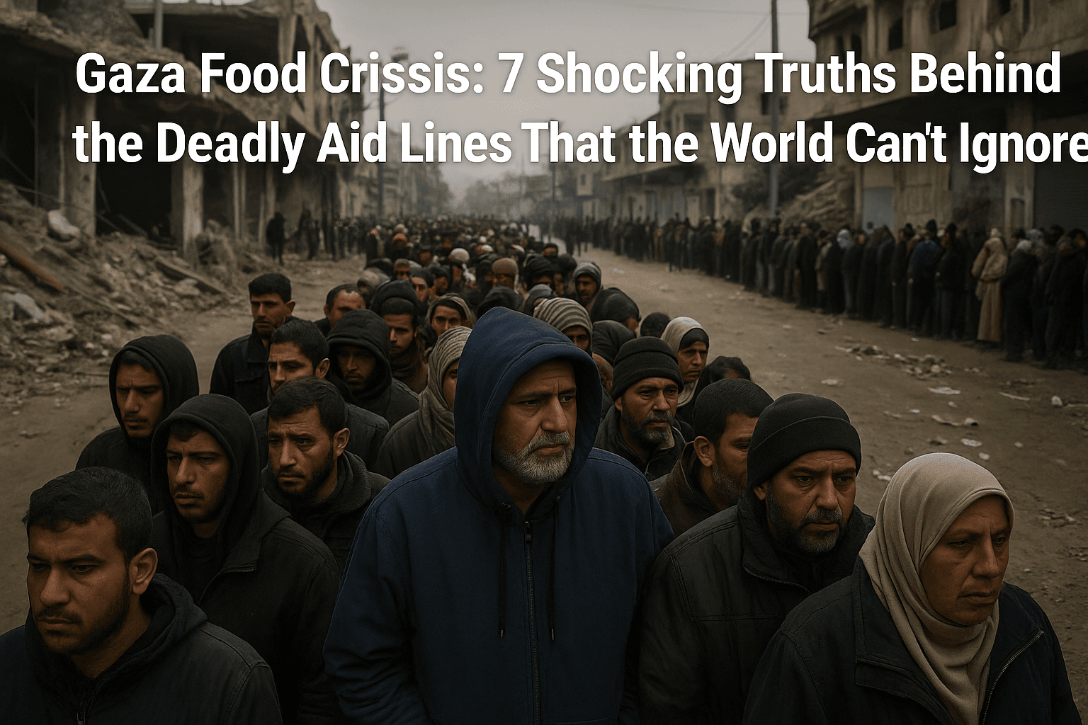 Gaza Food Crisis: 7 Shocking Truths Behind the Deadly Aid Lines That the World Can’t Ignore 1 Gaza Food Crisis: 7 Shocking Truths Behind the Deadly Aid Lines That the World Can’t Ignore