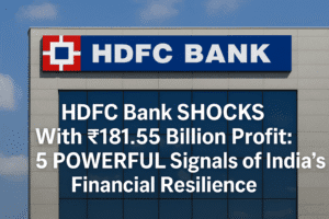 HDFC Bank Shocks With ₹181.55 Billion Profit: 5 Powerful Signals of India’s Financial Resilience