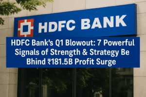 HDFC Bank's Q1 Blowout: 7 Powerful Signals of Strength & Strategy Behind ₹181.5B Profit Surge