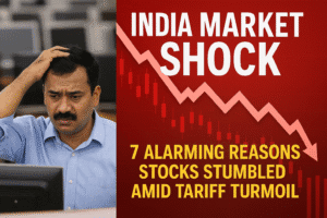 India Market Shock: 7 Alarming Reasons Stocks Stumbled Amid Tariff Turmoil