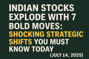 Indian Stocks Explode with 7 Bold Moves Shocking Strategic Shifts You Must Know Today (July 14, 2025)