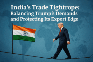 India’s Trade Tightrope: Balancing Trump’s Demands and Protecting Its Export Edge