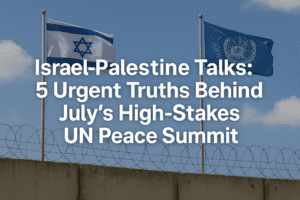 Israel-Palestine Talks: 5 Urgent Truths Behind July's High-Stakes UN Peace Summit