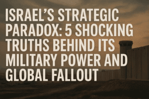 Israel’s Strategic Paradox: 5 Shocking Truths Behind Its Military Power and Global Fallout